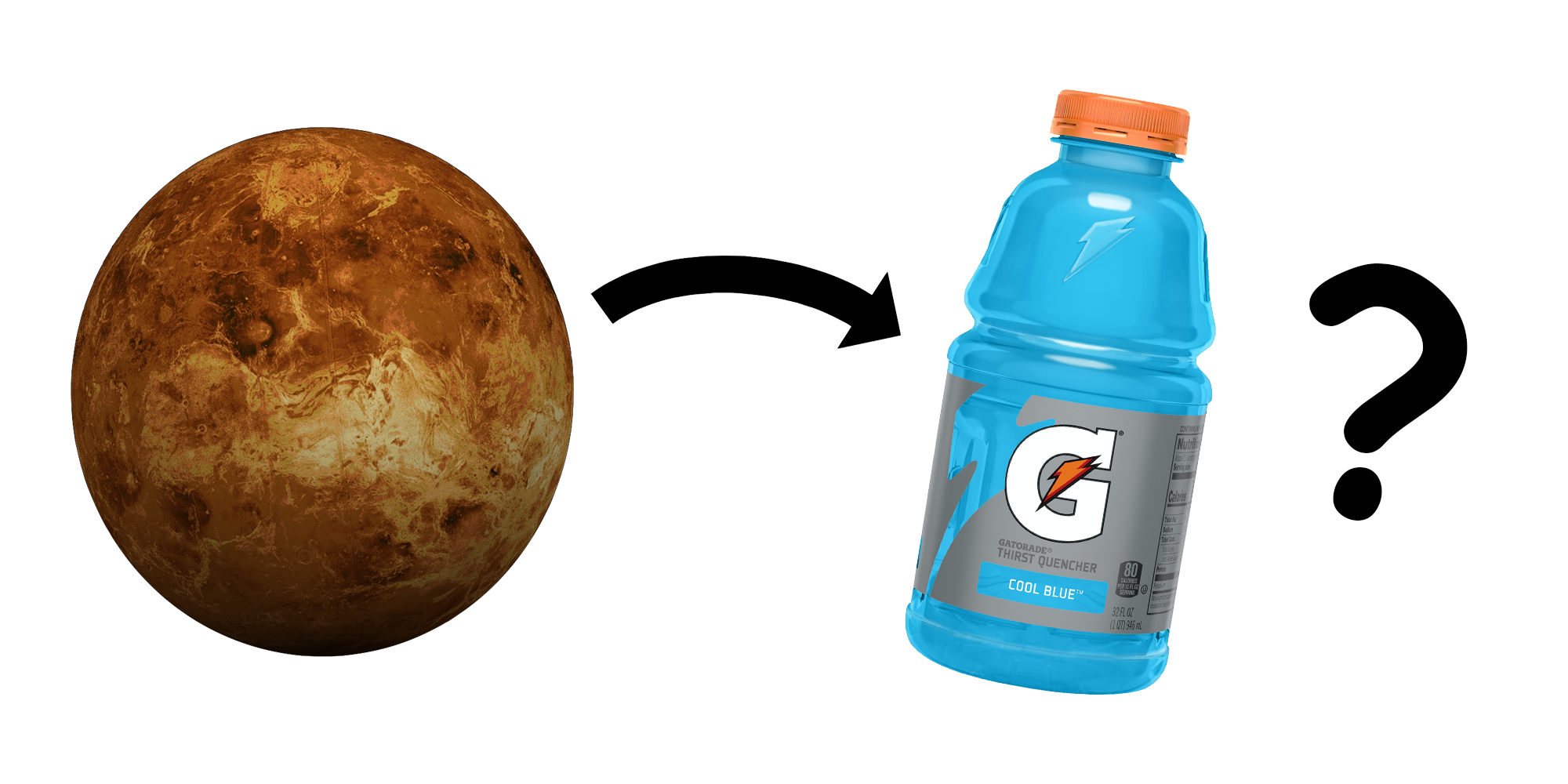 Is Venus in Gatorade?